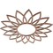 Ekena Millwork Daisy Wood Fretwork Pierced Ceiling Medallion, Wood (Paint Grade), 18"OD x 6 1/4"ID x 3/8"T CMWP18X18X0375DAMF - alternate 3